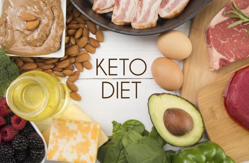 Produkte zur Gewichtsabnahme bei der Keto-Diät