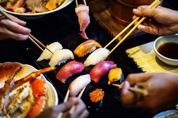 Essen Sie auf der japanischen Diät