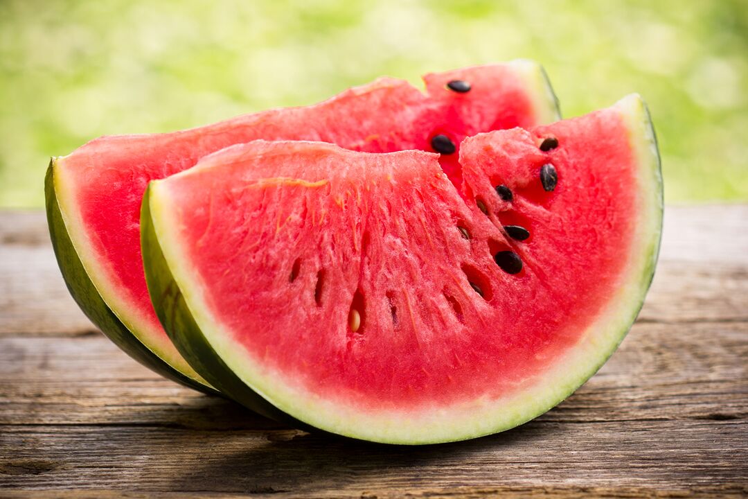 Lebensmittel, die in der Wassermelonendiät erlaubt sind