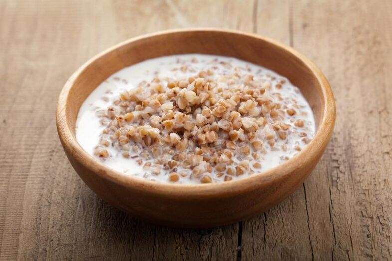 Buchweizen mit Kefir